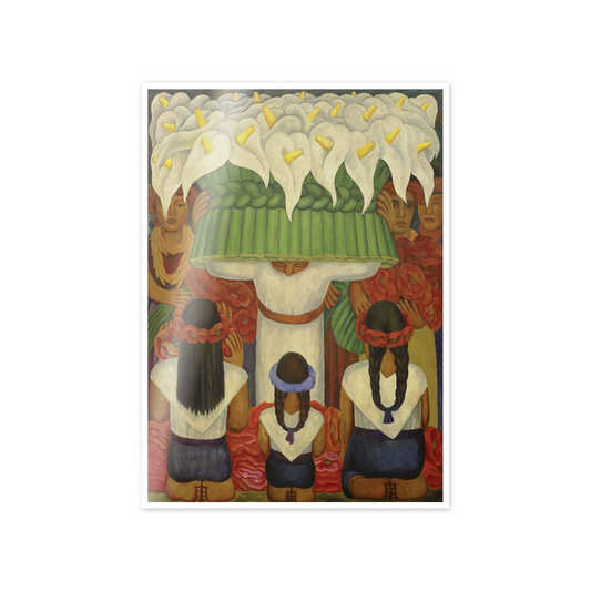 Homage to Rivera - Flower Festival Feast Of Santa Anita cm 50x70
