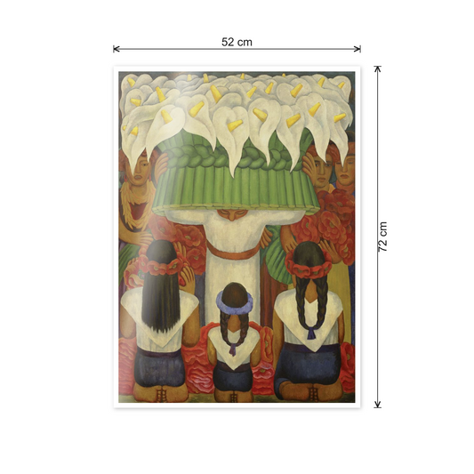 Homage to Rivera - Flower Festival Feast Of Santa Anita cm 50x70 - misure