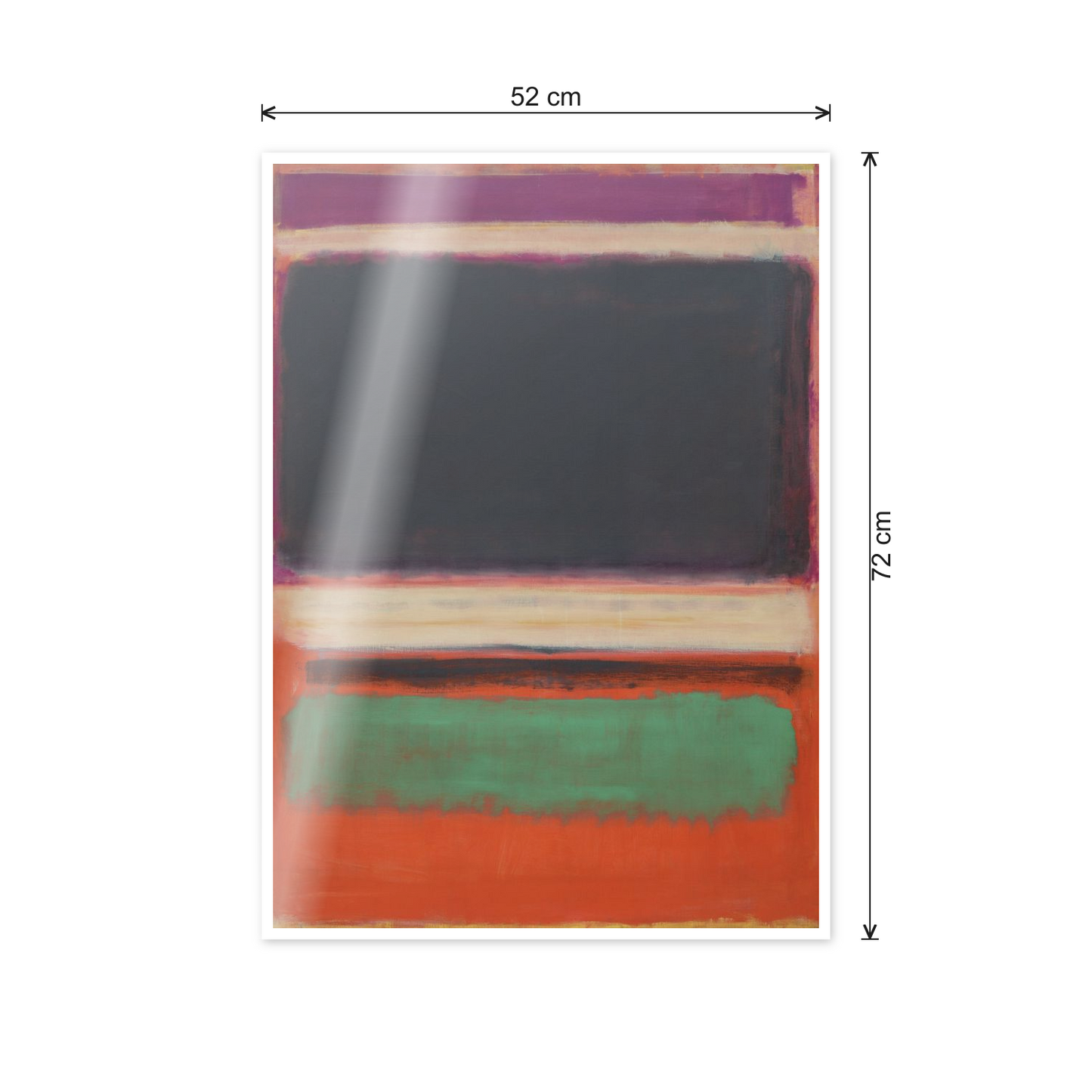 Homage to Rothko - No.3 No.13 cm 50x70 - misure