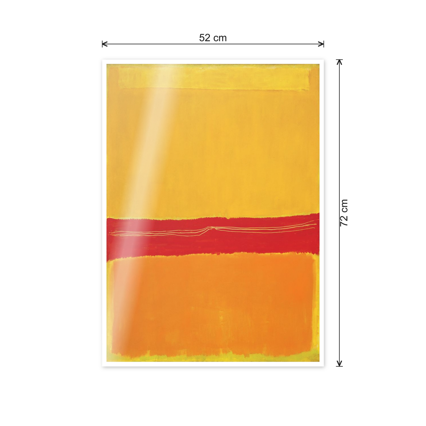 Homage to Rothko - No.5 No.22 cm 50x70 - misure