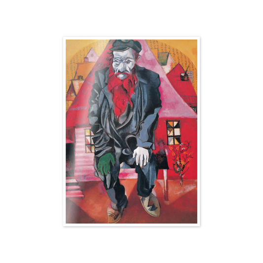 Homage to Chagall - Jew in Pink cm 50x70