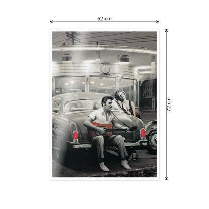 Elvis Presley cm 50x70 - misure