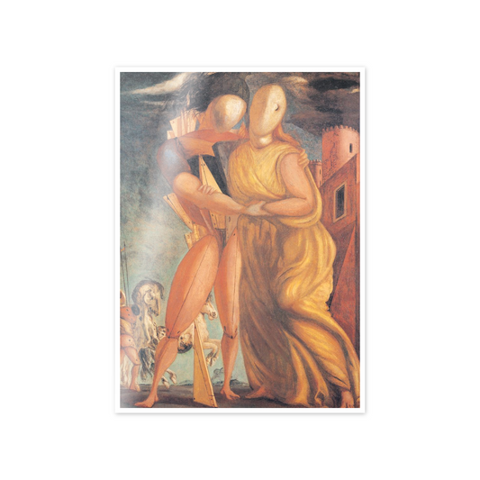 Homage to De Chirico - Hector And Andromache cm 50x70