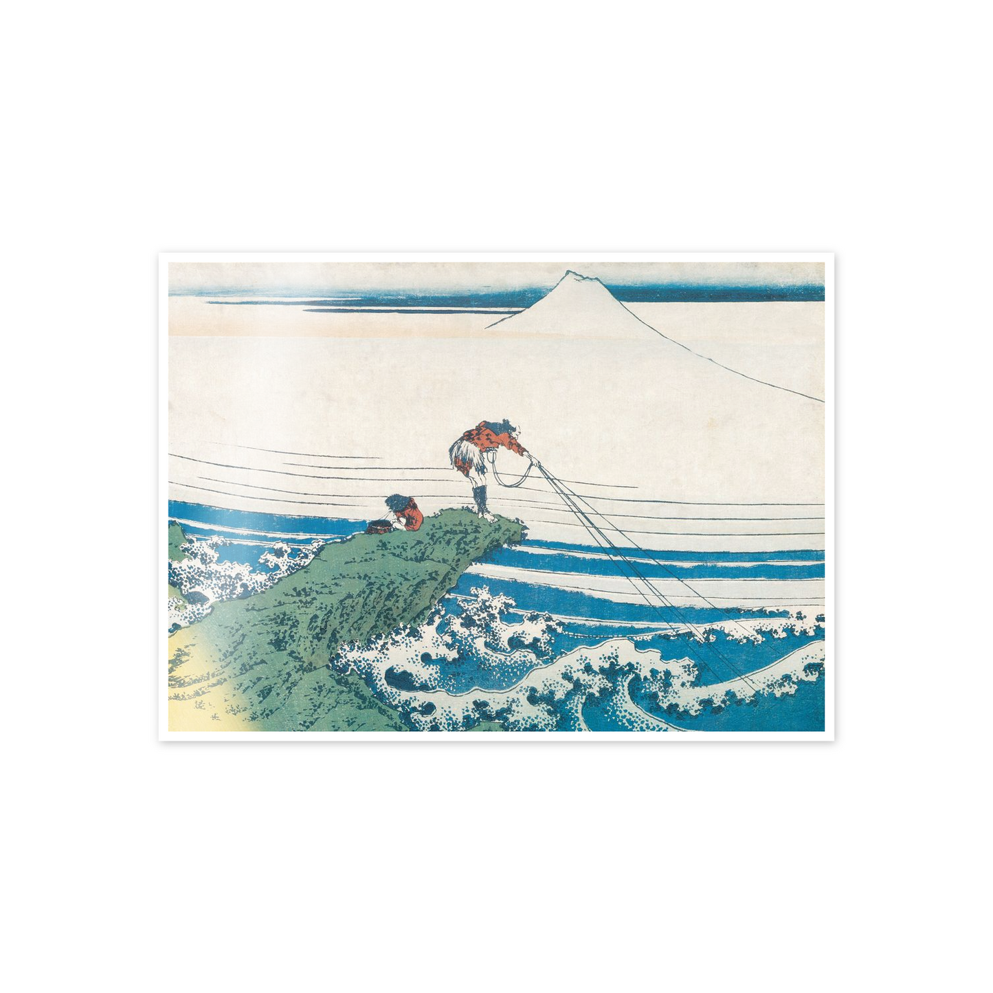 Homage to Hokusai - Soshu Kajikazawa In Kai Province From The Series The Thirty-Six Views Of Mount Fuji cm 70x50