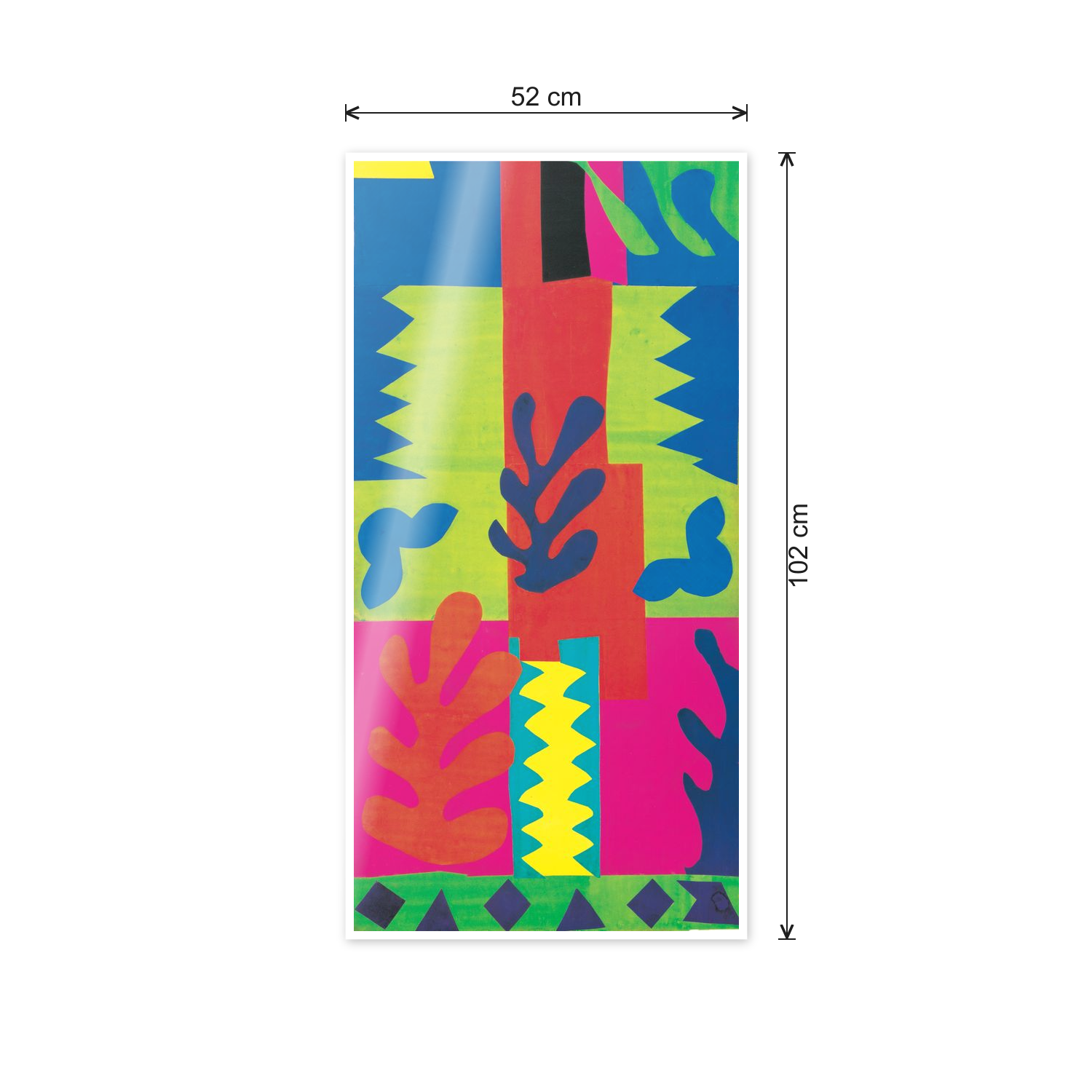 Homage to Matisse - La Vite cm 50x100 - misure