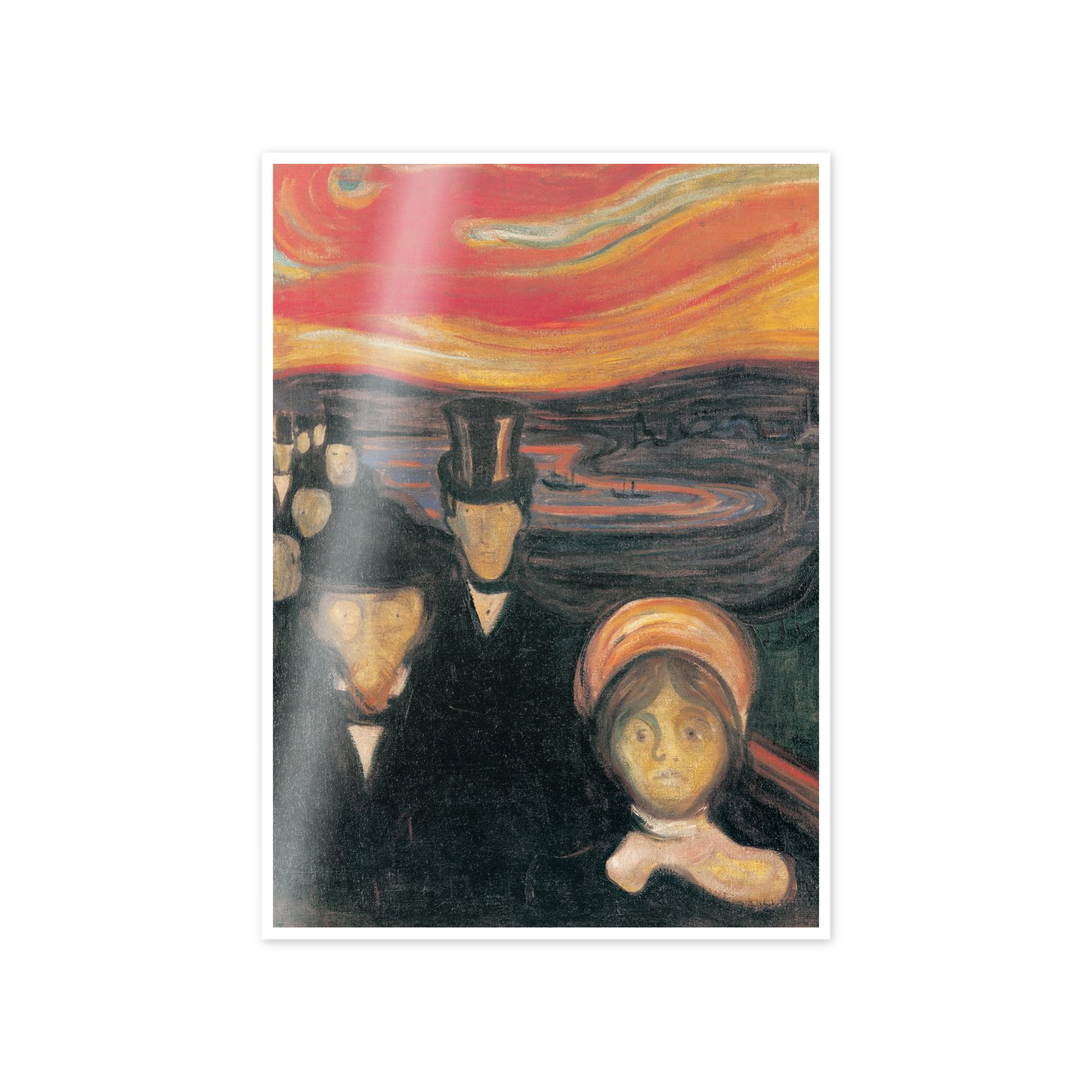 Homage to Munch - Anxiety 1894 cm 50x70