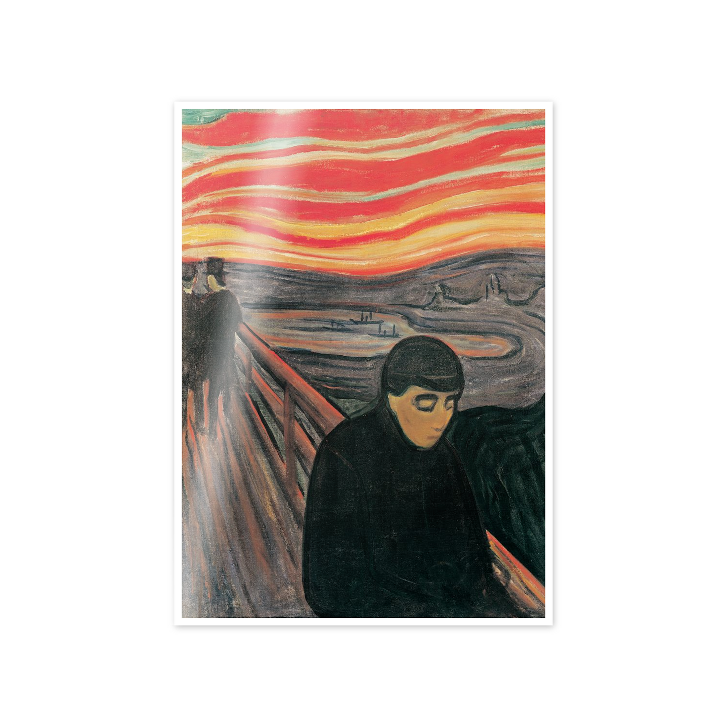Homage to Munch - Despair 1894 cm 50x70