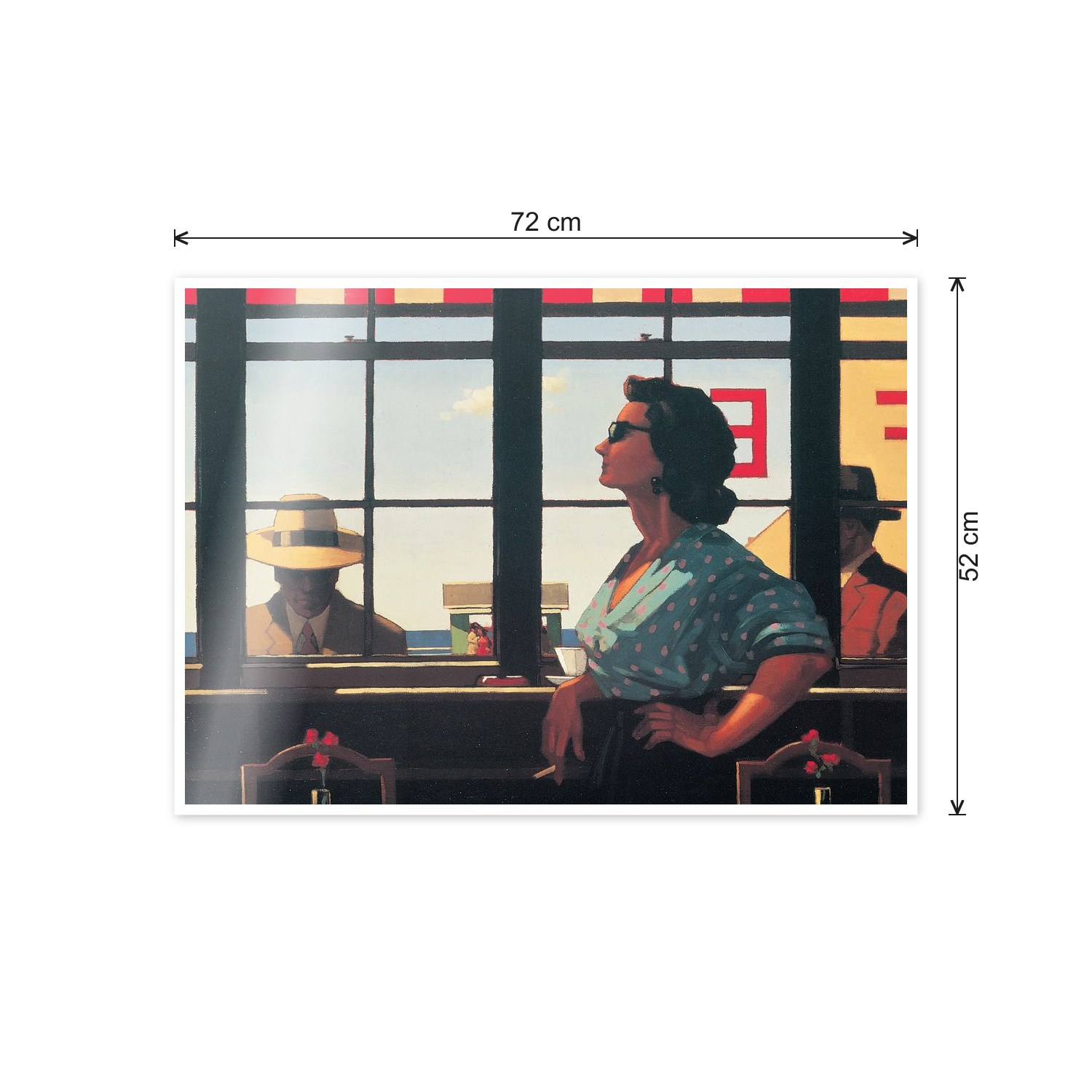 Homage to Vettriano - A Date With Fate cm 70x50 - misure