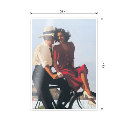 Homage to Vettriano - Lazy Hazy Days cm 50x70 - misure