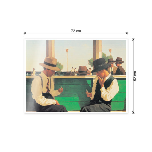 Homage to Vettriano - The Duellist cm 70x50 - misure