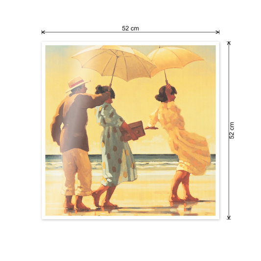 Homage to Vettriano - The Pic Nic Party cm 50x50 - misure