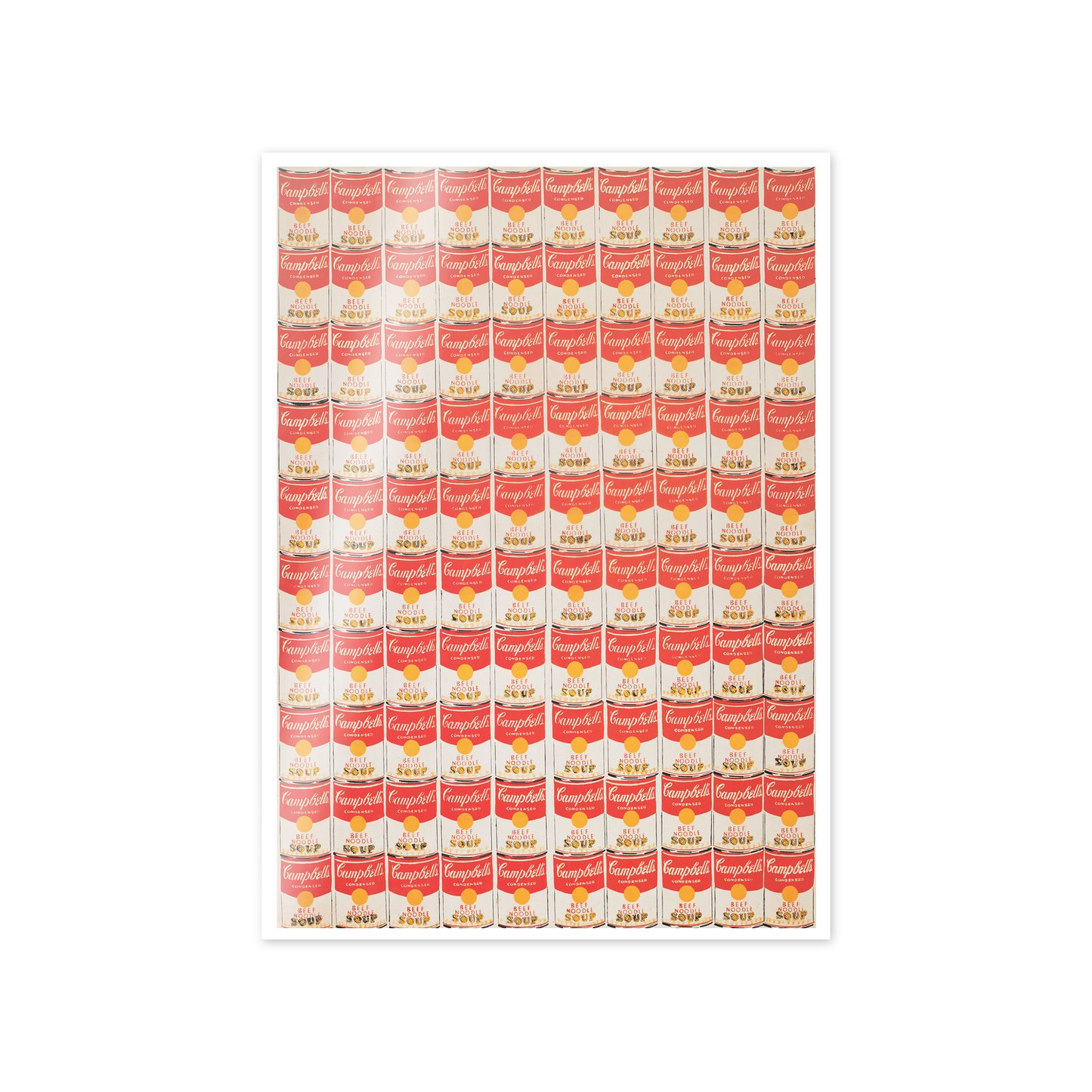 Homage to Warhol - One Hundred Cans, 1962 cm 50x70