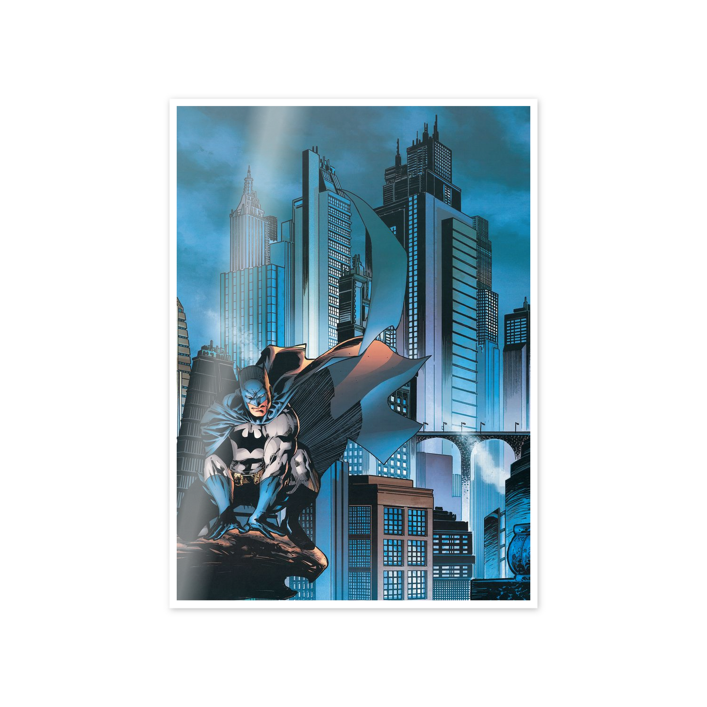 Homage to Batman Gotham City cm 50x70
