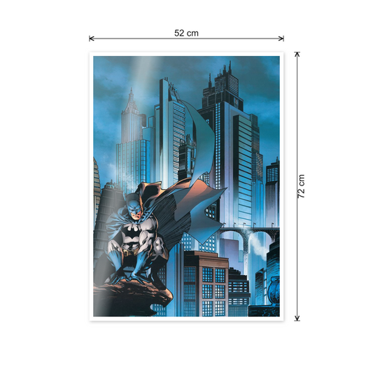 Homage to Batman Gotham City cm 50x70 - misure