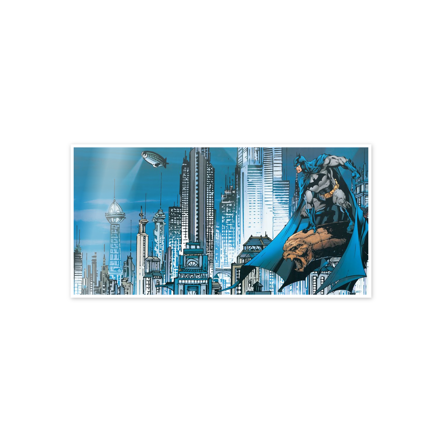 Homage to Batman Gotham City Skyline cm 100x50