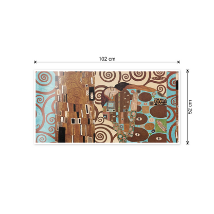 Homage to Klimt - Anniversary patchwork cm 100x50 - misure
