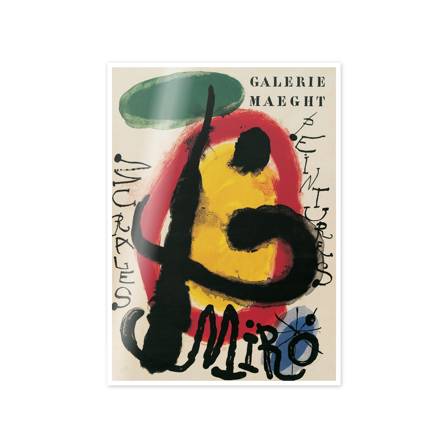 Homage to Mirò - Murales Peintures cm 50x70