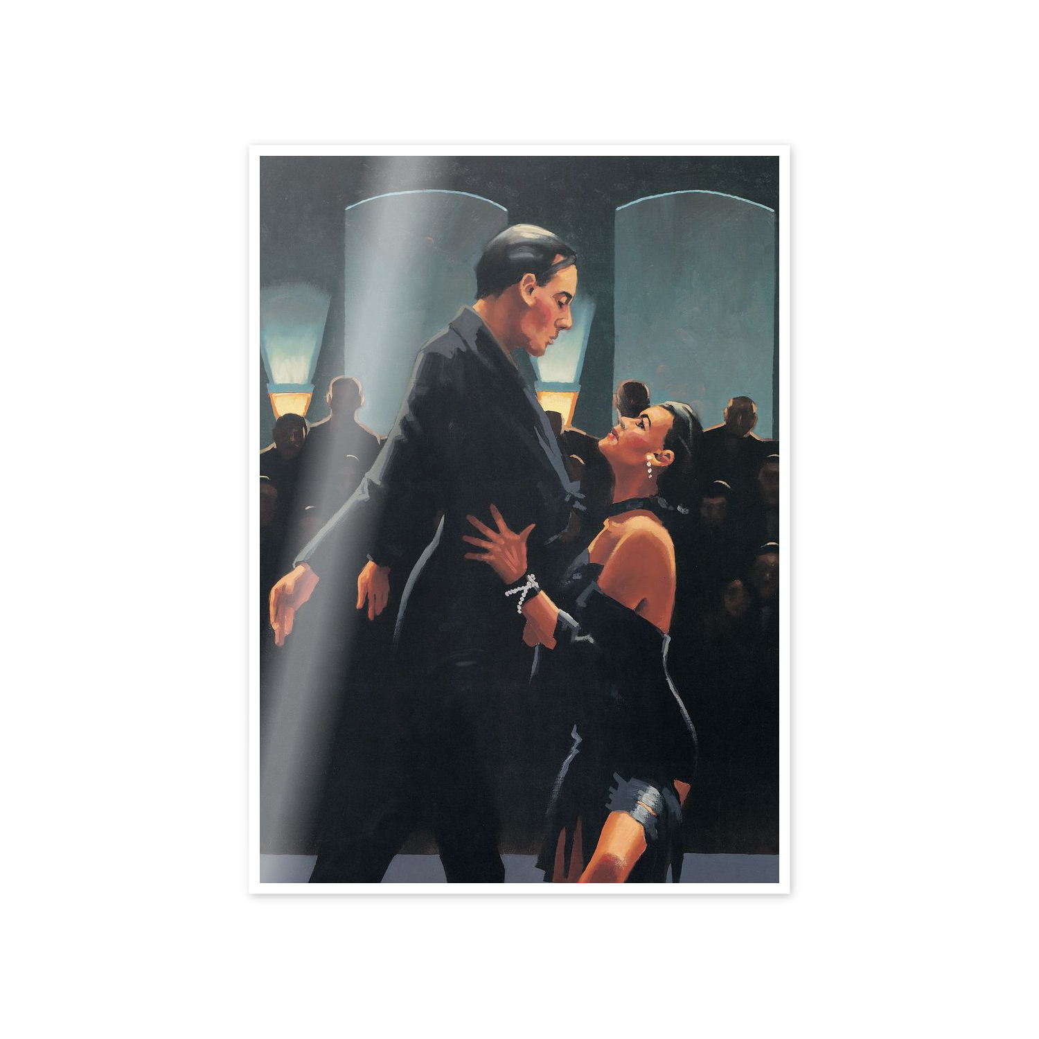 Homage to Vettriano - Rumba In Black cm 50x70