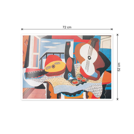 Homage to Picasso - Mandolino E Chitarra, 1924 cm 70x50 - misure