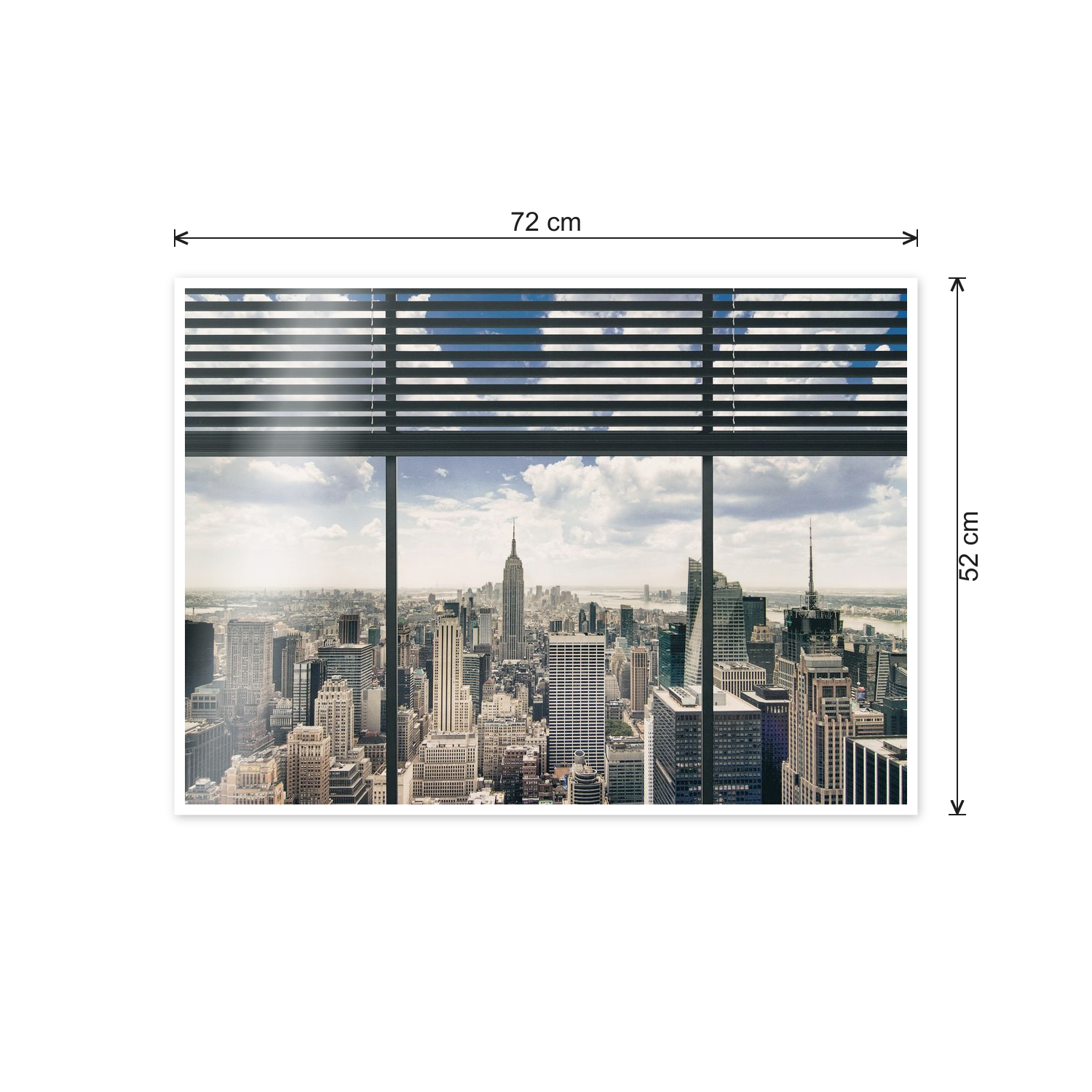 New York, Window Blinds cm 70x50 - misure