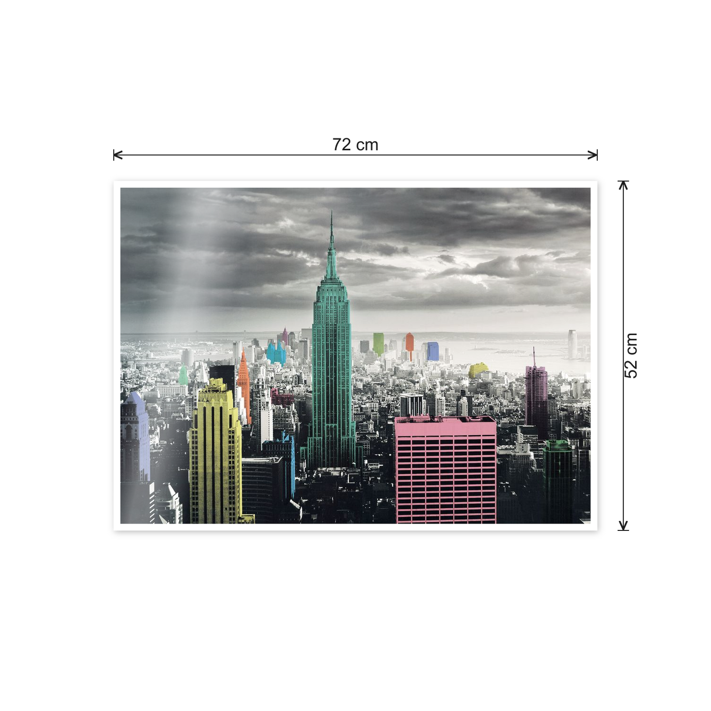 New York, Colour cm 70x50 - misure