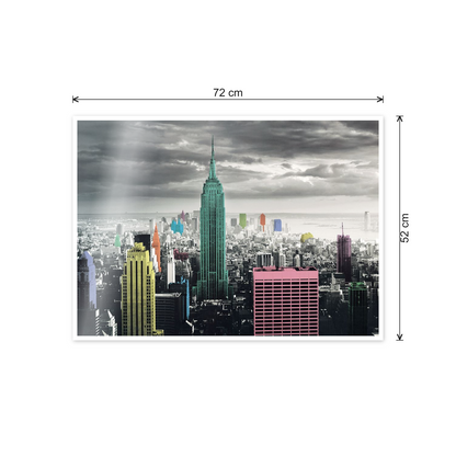 New York, Colour cm 70x50 - misure