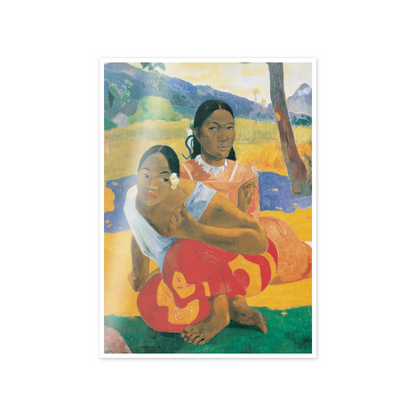 Homage to Gauguin - When Will You Marry? cm 50x70