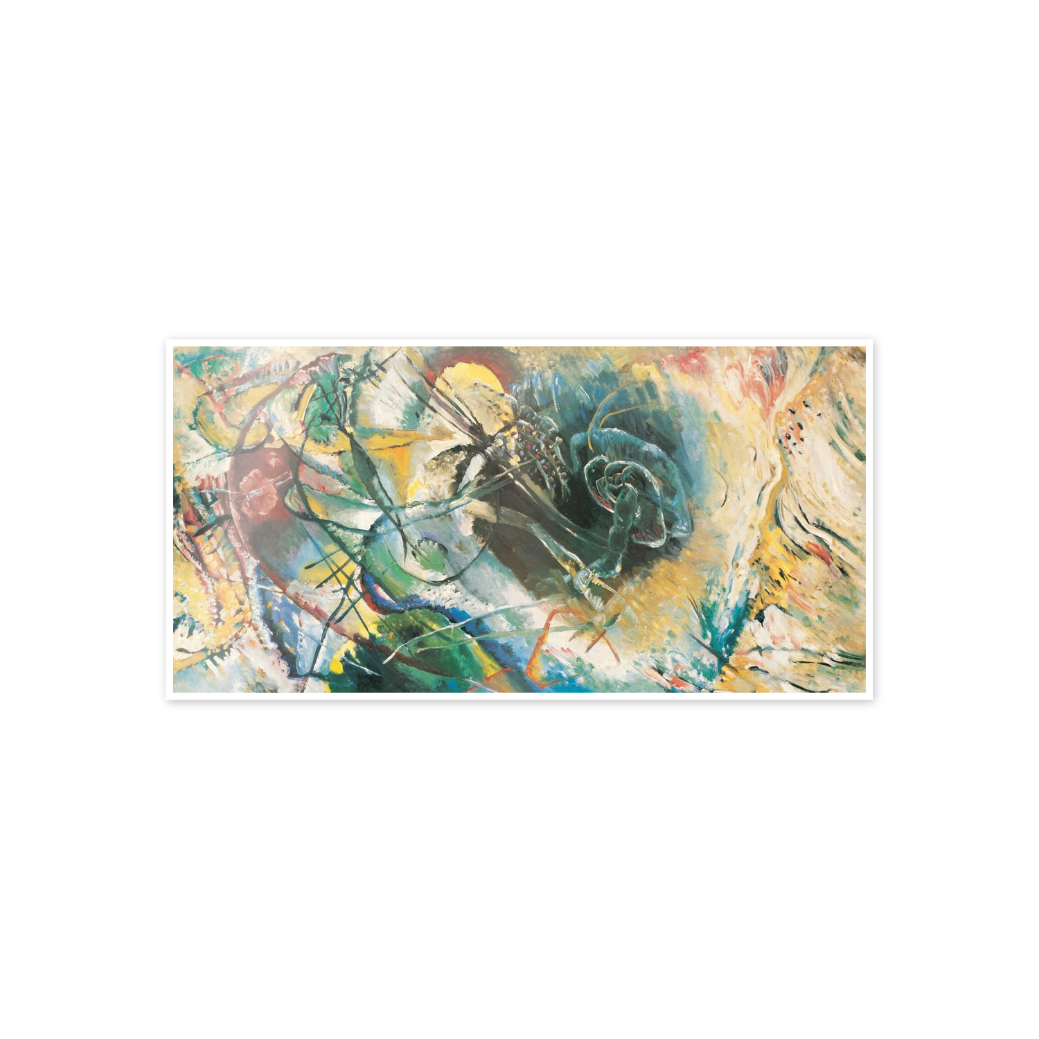 Homage to Kandinsky - Improvisation cm 100x50