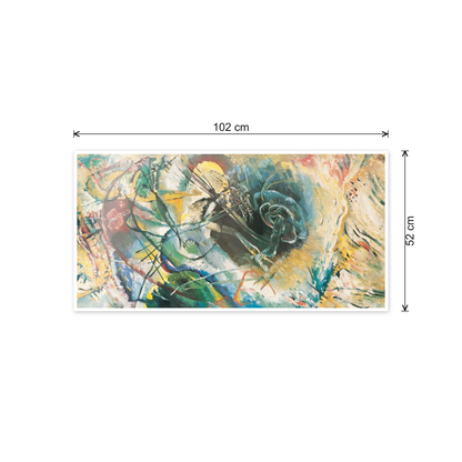 Homage to Kandinsky - Improvisation cm 100x50 - misure