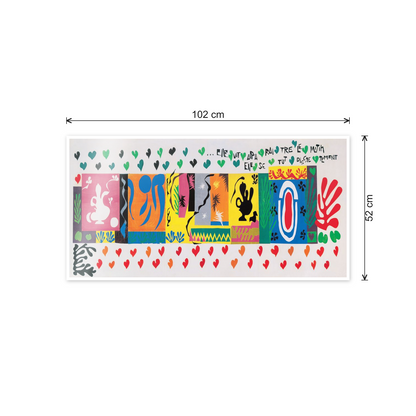 Homage to Matisse - One Thousand and One Nights, 1950 cm 100x50 - misure