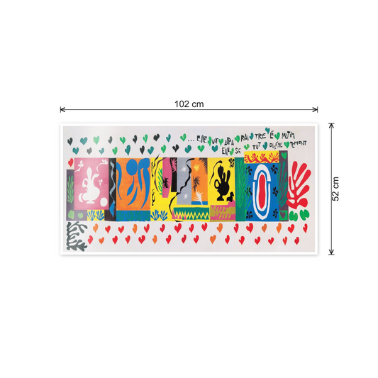 Homage to Matisse - One Thousand and One Nights, 1950 cm 100x50 - misure