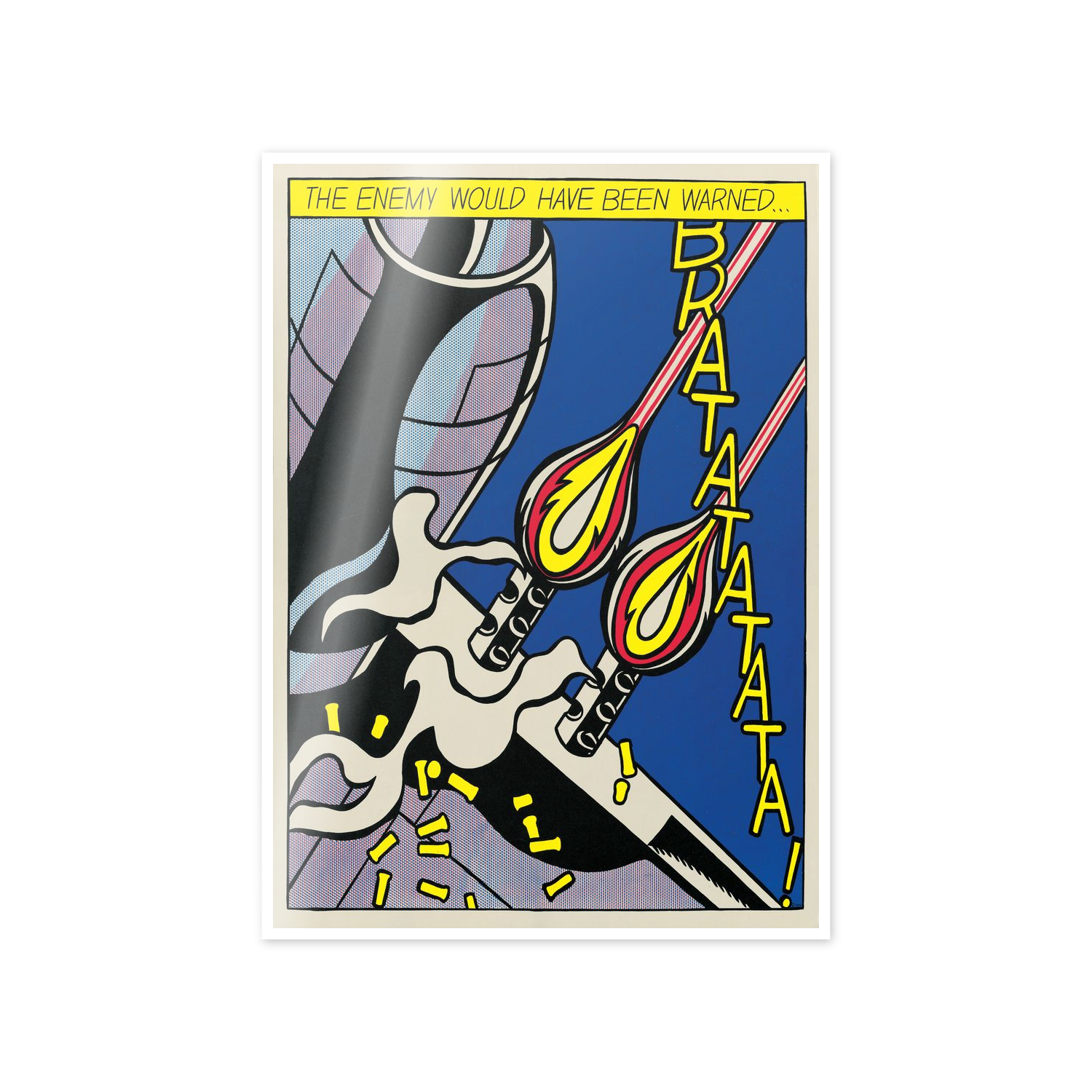Homage to Lichtenstein - As I Opened Fire Panel 2 cm 50x70