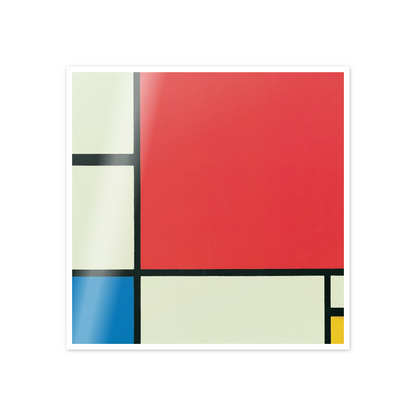 Homage to Mondrian - Composition in Red, Blue, and Yellow cm 50x50