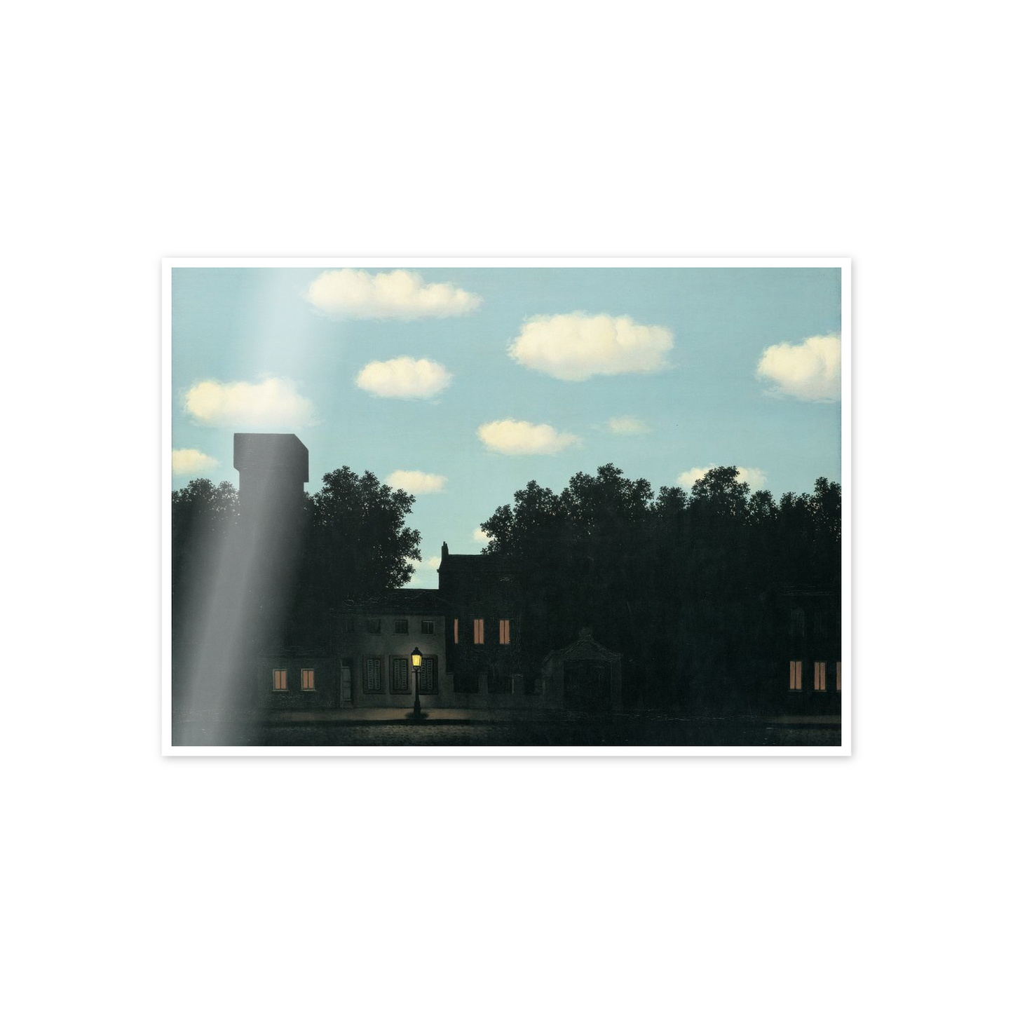 Homage to Magritte - The Empire of Lights cm 70x50