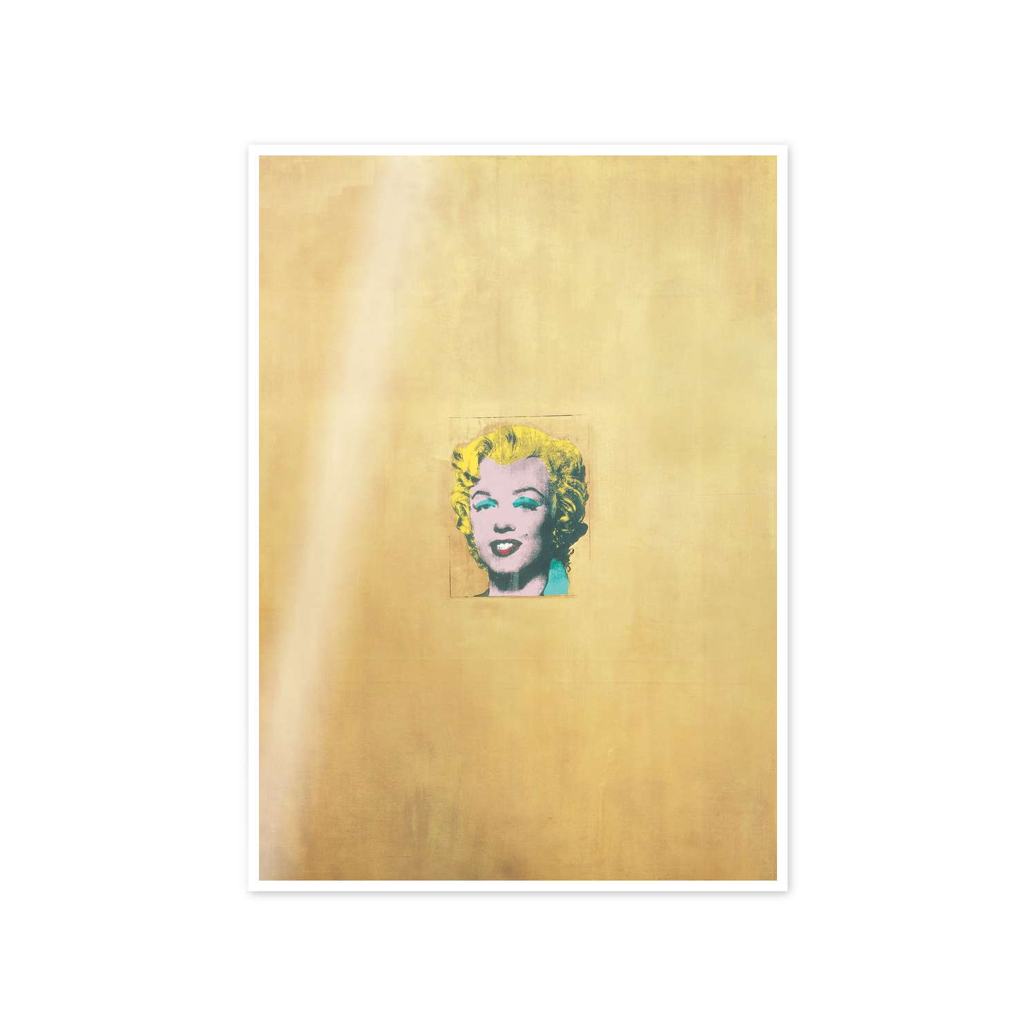 Homage to Warhol - Golden Marilyn Monroe, 1962 cm 50x70