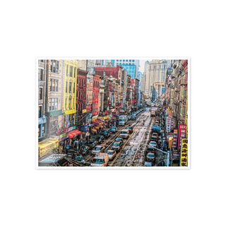 Hong Kong - cm 72x52 - Adesivo da Muro