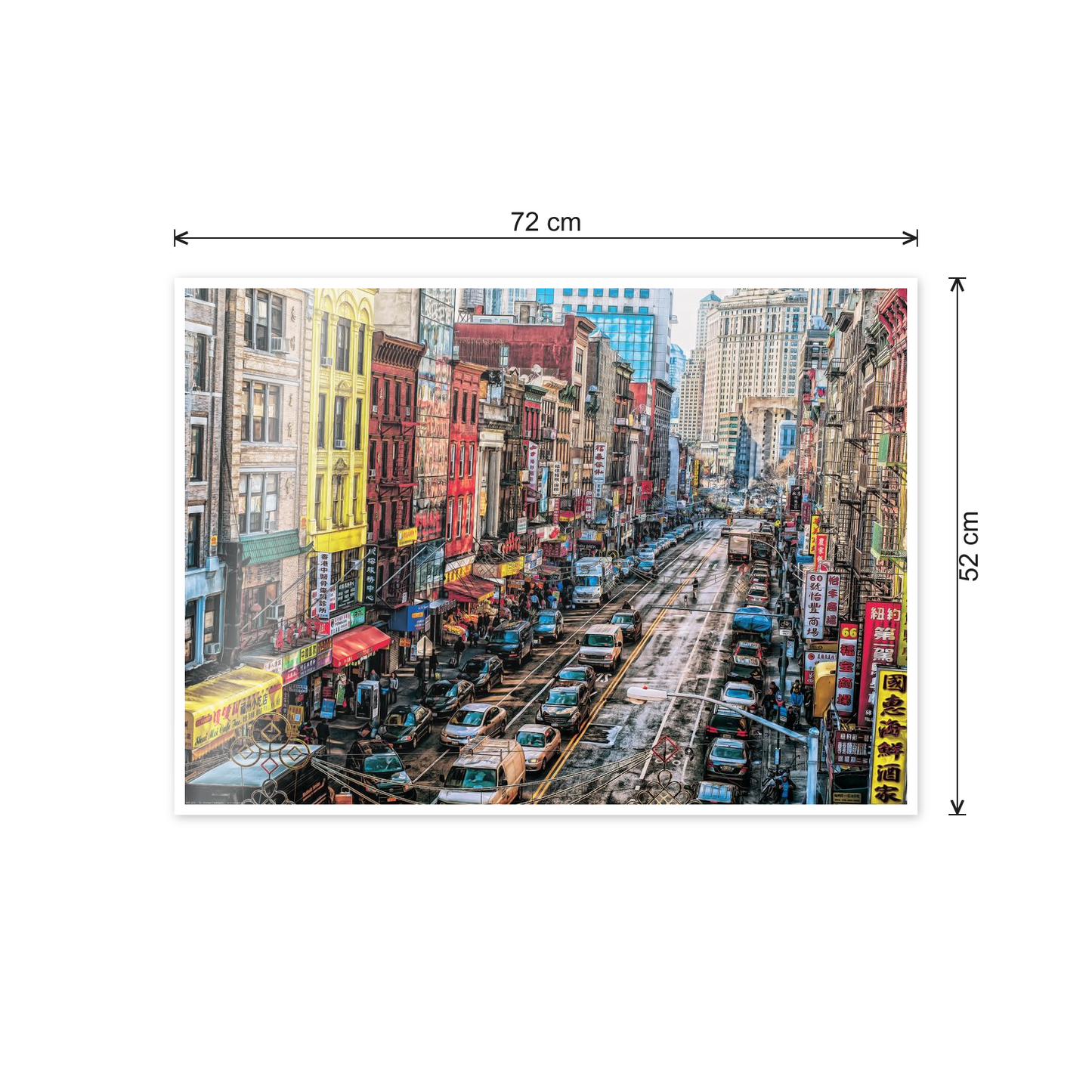 Hong Kong cm 70x50 - misure