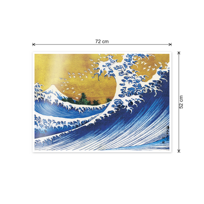 Homage to Hokusai - Great Wave cm 70x50 - misure