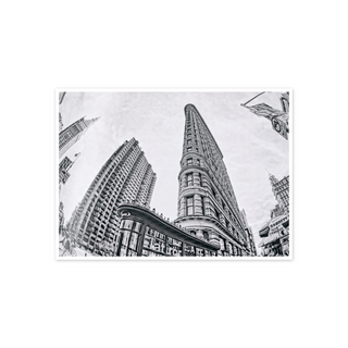 Flat Iron - cm 72x52 - Adesivo da Muro