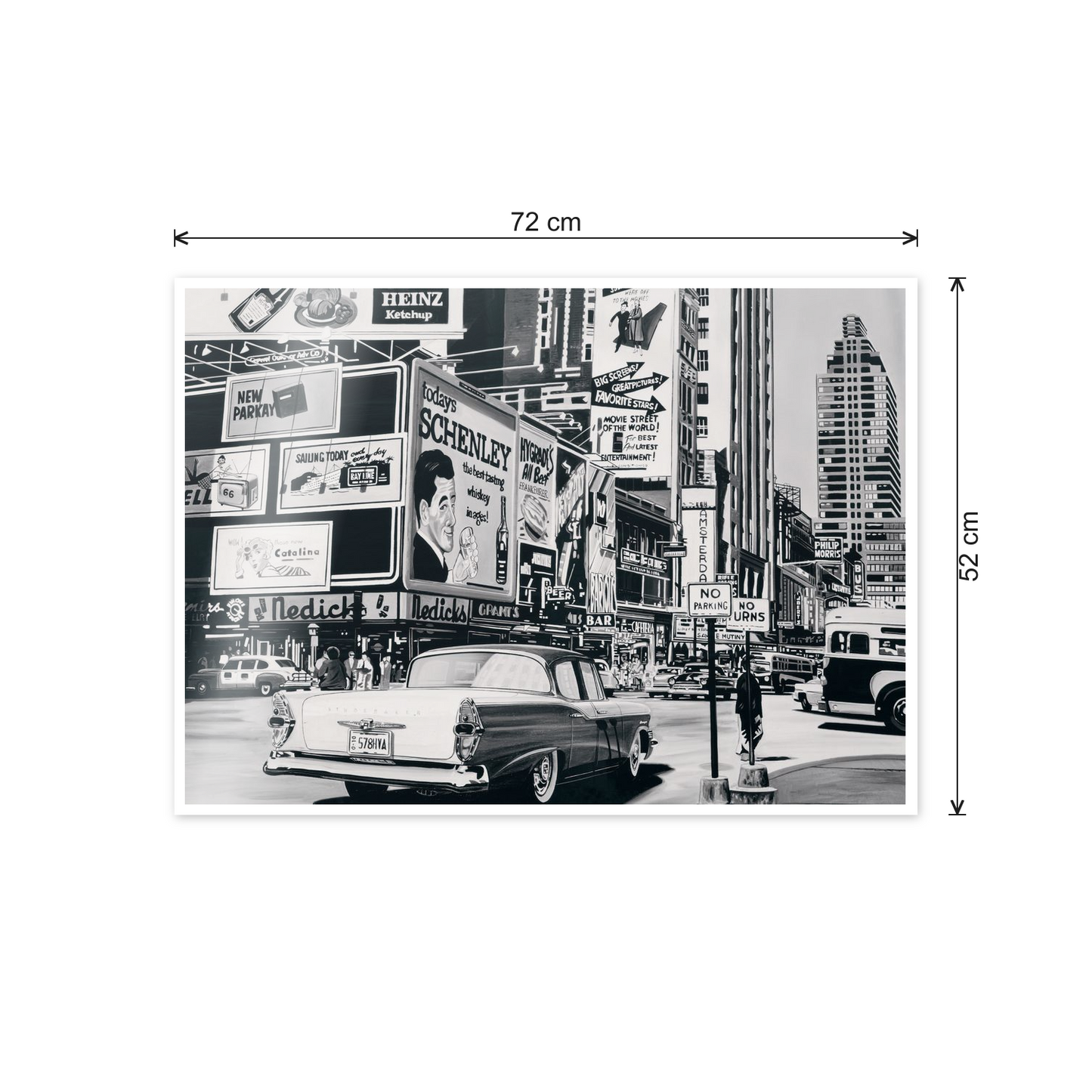 Advertising in the City cm 70x50 - misure