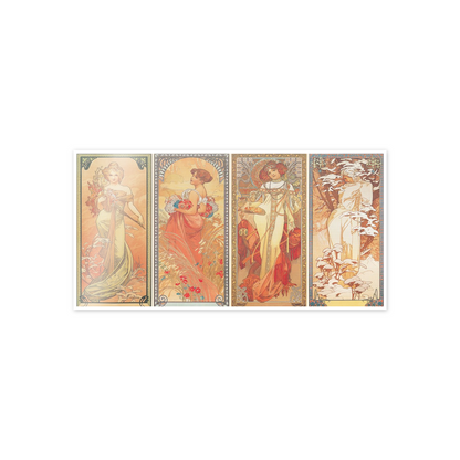 Homage to Mucha - Les saisons 1900 cm 100x50