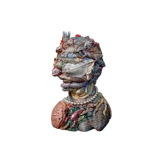 Giuseppe Arcimboldo - Acqua - Scultura 3D Marmo resina