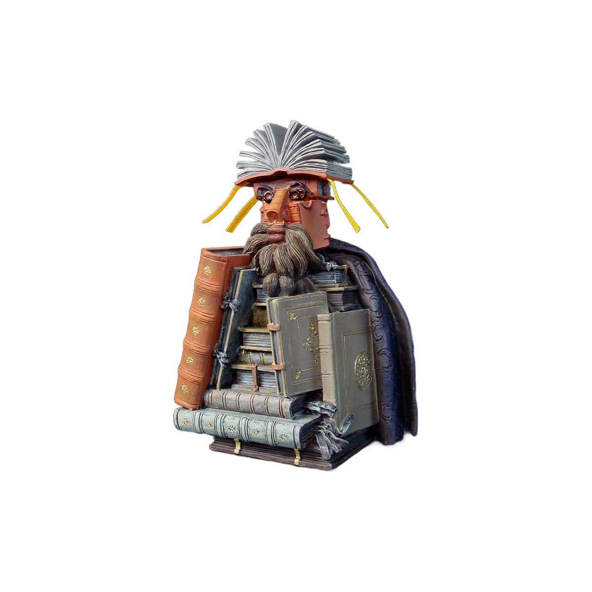 Giuseppe Arcimboldo - Bibliotecario - Scultura 3D Marmo resina