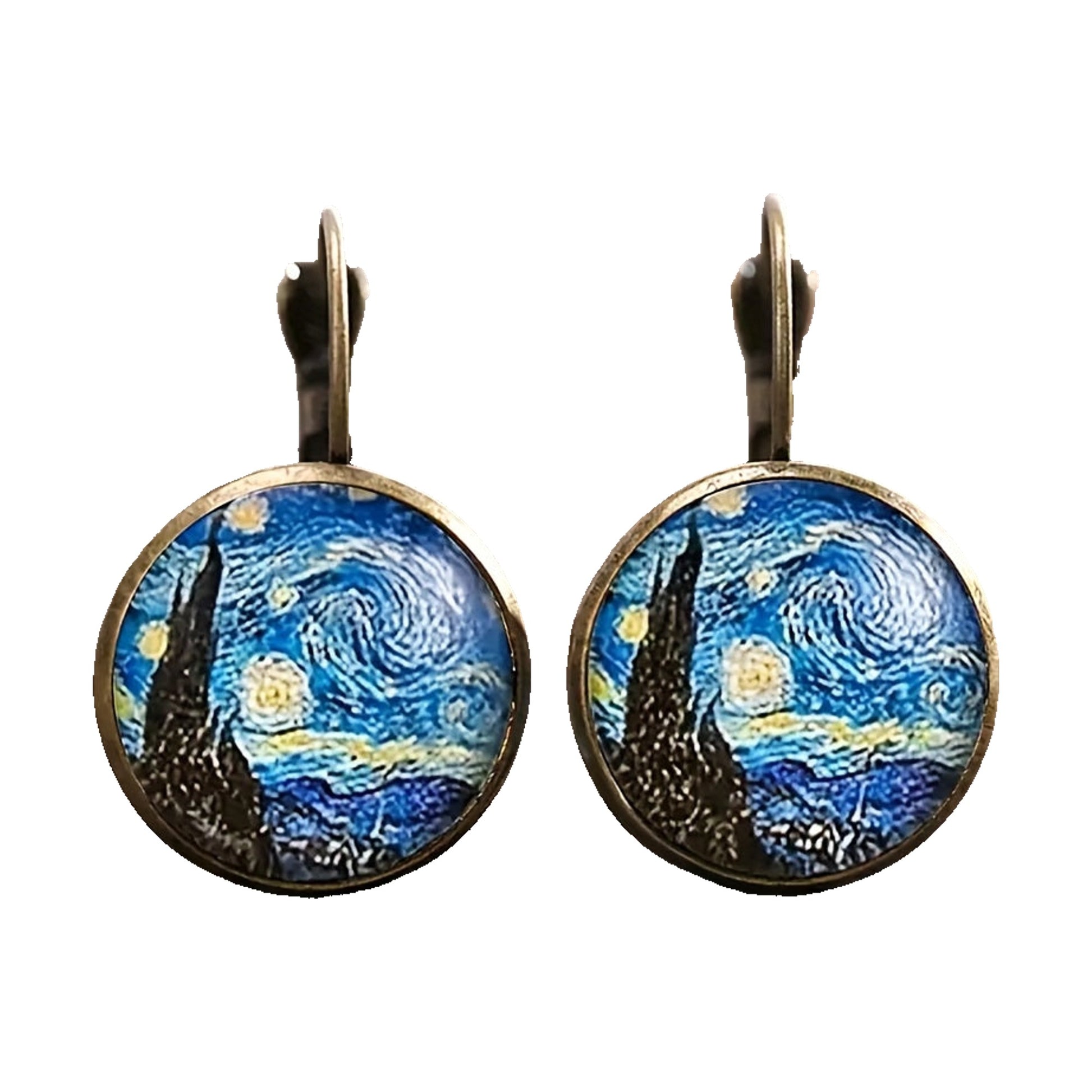 Orecchini Notte Stellata di Van Gogh