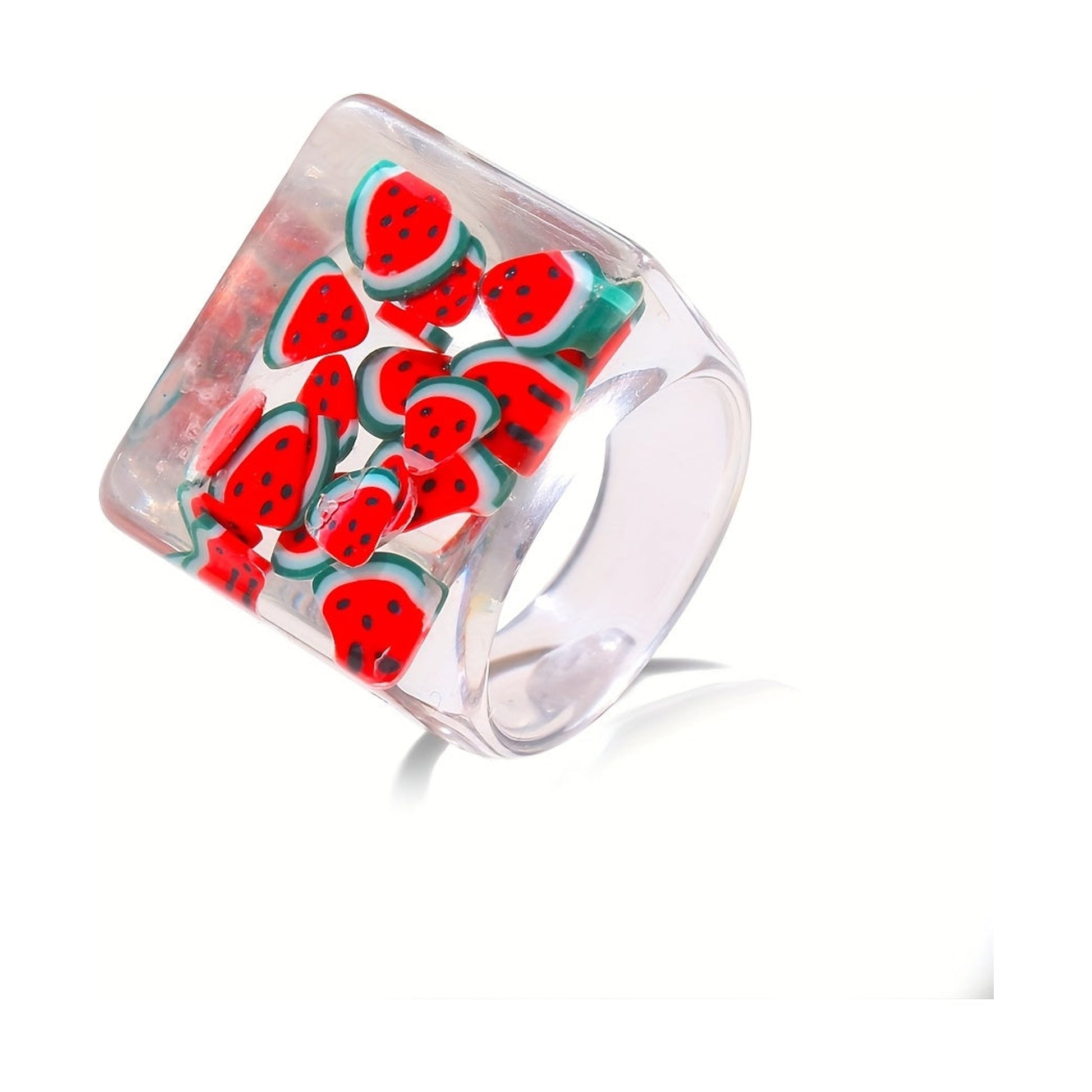 Anello da donna alla moda - Anguria