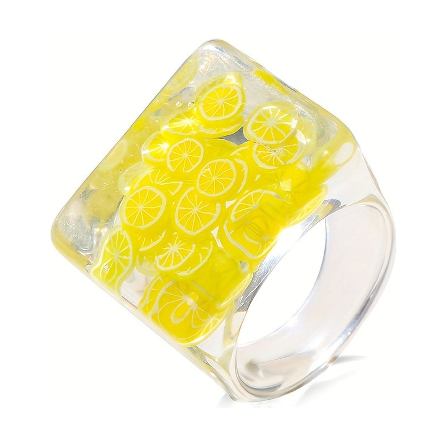 Anello da donna alla moda - Limone