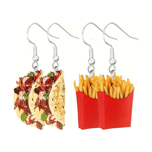 Orecchini Acrilici Tacos - Mod. 3