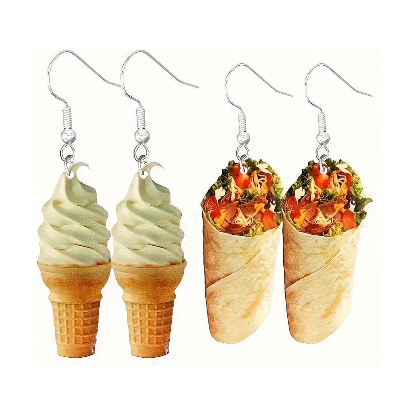 Orecchini Acrilici Tacos - Mod. 4