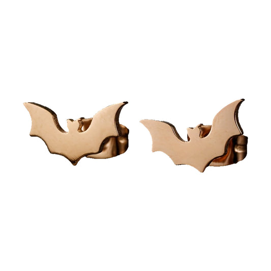 Orecchini Pipistrello in acciaio e smalto