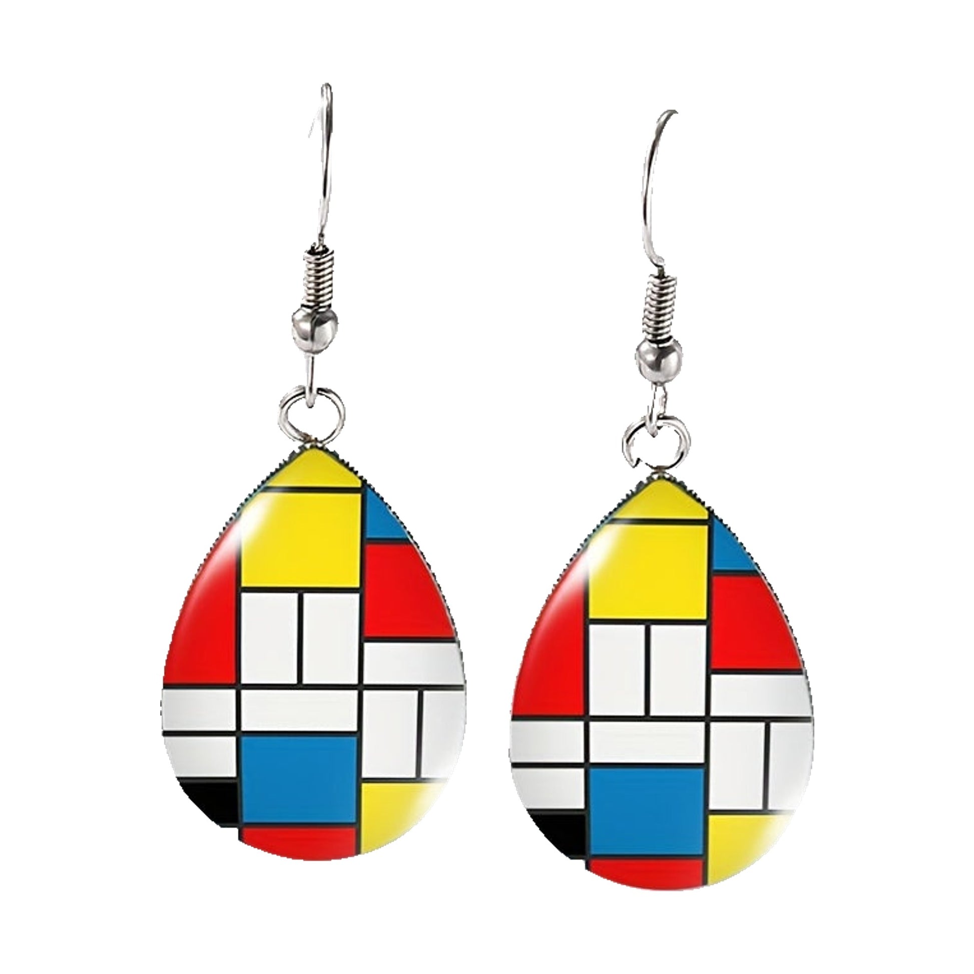 Orecchini Piet Mondrian